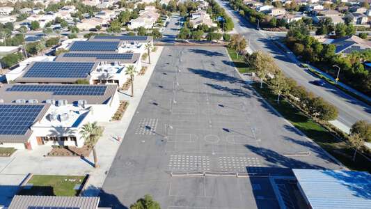 Ethan A. Chase Middle School Outdoor Basketball Courts in Menifee