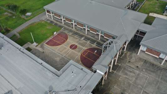 Grand Isle School Outdoor Basketball Courts 1 in Grand Isle 2