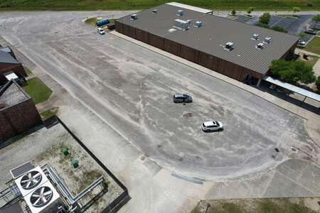 Stratford High School Parking Lot - Front in Goose Creek