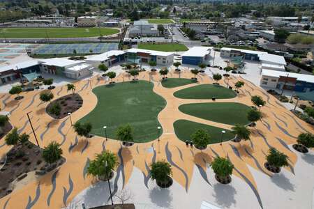 South Valley Middle School Tiger Paw in Gilroy