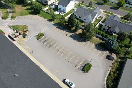 Atlas Elementary School Parking Lot - Side in Hayden