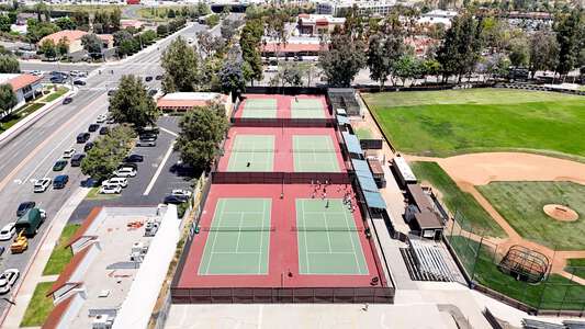 Canyon High School Tennis Courts in Anaheim