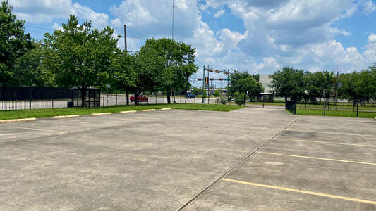 Ross Elementary Parking Lot - Front in Houston