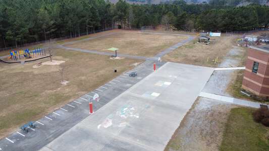 Lovin Elementary School Outdoor Basketball Courts in Lawrenceville