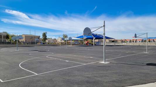 Barber - Shirley A. Elementary School Outdoor Basketball Courts in Las Vegas