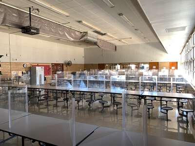 Highland Park Elementary School Cafeteria w/ Stage in Austin