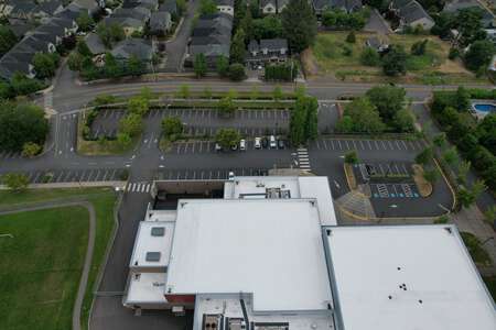 Bonny Slope Elementary School Parking Lot - Front in Beaverton