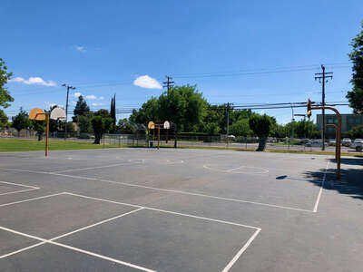 Muir Elementary School Outdoor Basketball Courts in Modesto