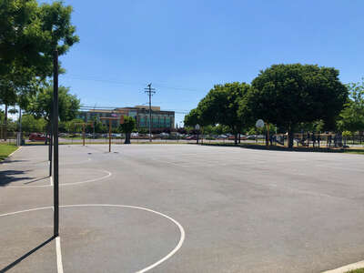 Muir Elementary School Outdoor Basketball Courts in Modesto