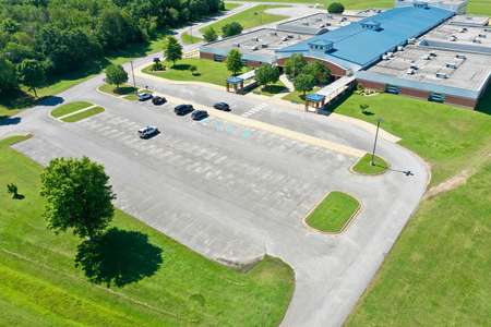 J.O. Kelly Middle School Parking Lot in Springdale