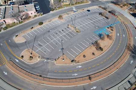 Cleveland Middle School Parking Lot in Albuquerque