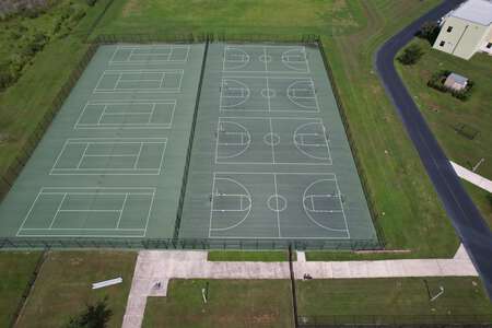 Cypress Creek High School Outdoor Basketball Courts in Wesley Chapel
