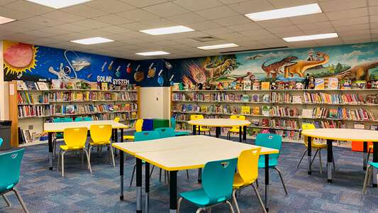 Nob Hill Elementary School Media Center in Sunrise