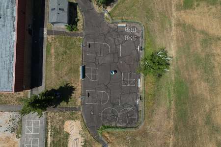Fox Hollow Campus Outdoor Basketball Courts in Eugene
