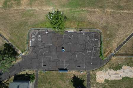 Fox Hollow Campus Outdoor Basketball Courts in Eugene