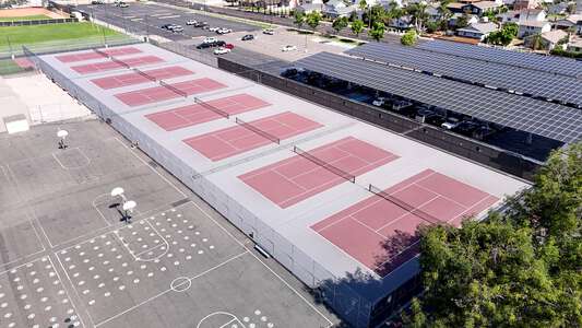 El Modena High School Tennis Courts in Orange 2