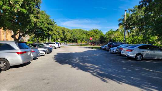 Panther Run Elementary School Parking Lot - East in Pembroke Pines