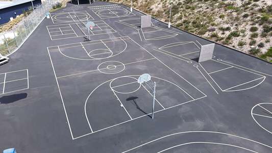 La Jolla Elementary School Outdoor Basketball Courts in San Diego 2