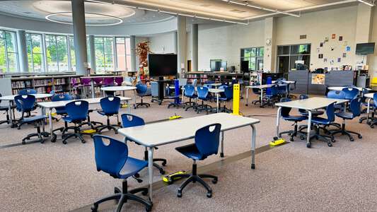 Paul Duke STEM High School Media Center in Norcross