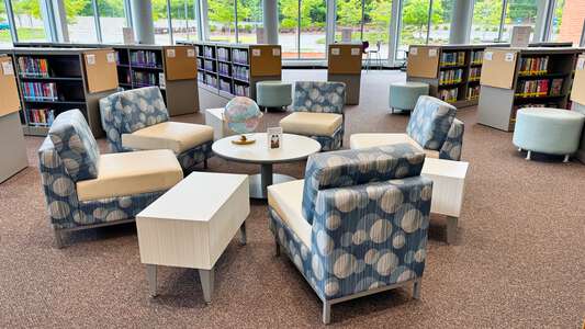 Paul Duke STEM High School Media Center in Norcross