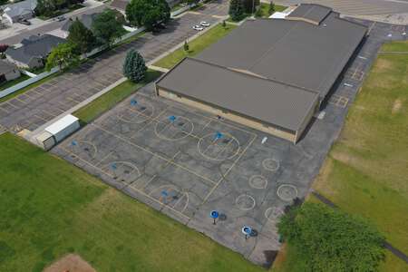 Ellis Elementary School Outdoor Basketball Courts in Pocatello