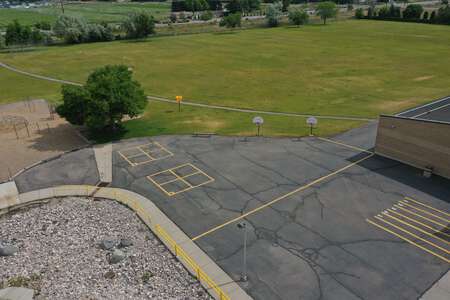 Ellis Elementary School Outdoor Basketball Courts in Pocatello