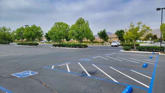 Ethan A. Chase Middle School Parking Lot in Menifee