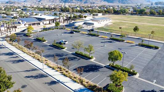Ethan A. Chase Middle School Parking Lot in Menifee