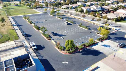 Ethan A. Chase Middle School Parking Lot in Menifee