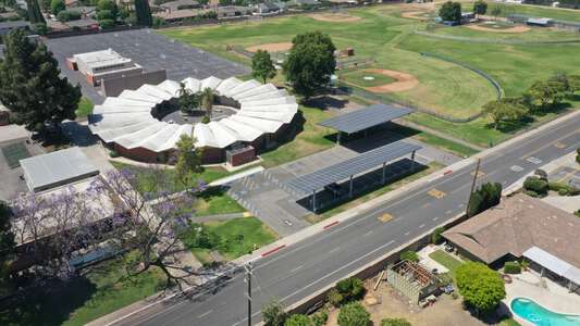 Cerro Villa Middle School Parking Lot - Visitor in Villa Park