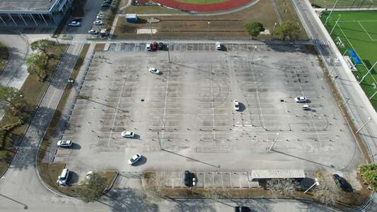 Cypress Bay High School Parking Lot - Main in Weston