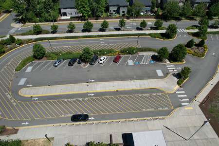 Clara Barton Elementary School Parking Lot - Front in Redmond