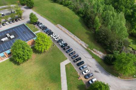 Amherst Elementary School Parking Lot - Side in Knoxville 2