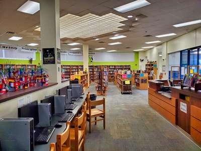 College Park Middle School Media Center in Orlando
