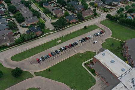 Cottonwood Creek Elementary School Parking Lot - Front - CCE in Coppell