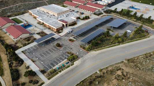 Anaverde Hills School Parking Lot in Palmdale