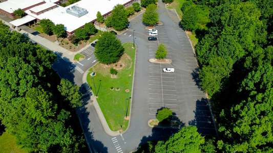 J.V. Washam Elementary School Parking Lot - Front in Cornelius 2