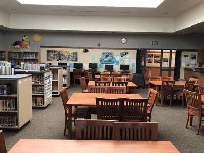 Dover Elementary School Library in San Pablo