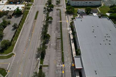 Millenium 6-12 Collegiate Academy Parking Lot in Tamarac