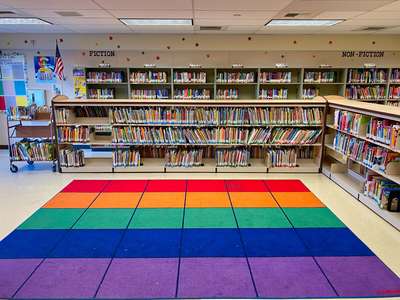 George Brown Jr. Elementary School Library in San Bernardino