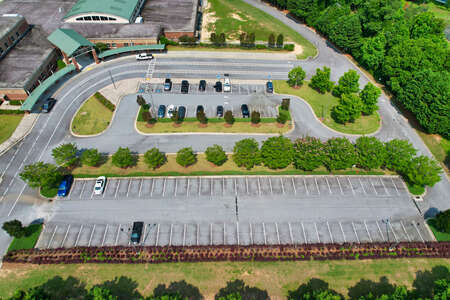 Bay Creek Middle School Parking Lot - Main Front in Grayson
