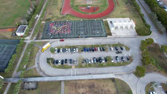 West Broward High School Parking Lot - South in Pembroke Pines