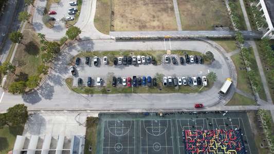 West Broward High School Parking Lot - South in Pembroke Pines
