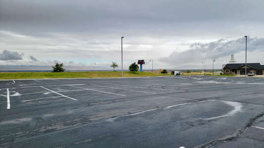 Clarke N Johnsen Junior High School Parking Lot in Tooele
