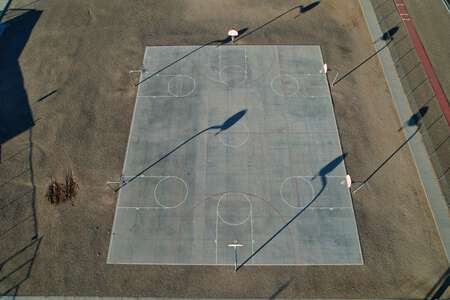 Jefferson Middle School Outdoor Basketball Courts in Albuquerque