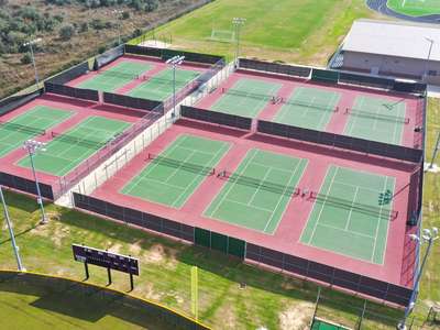 Fulshear High School Tennis Courts in Fulshear