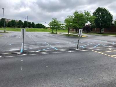 Veterans Park Elementary School Parking Lot in Lexington