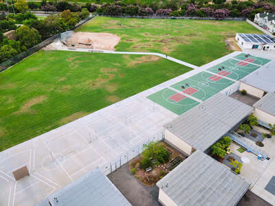 Dingeman Elementary School Outdoor Basketball Courts in San Diego