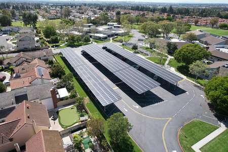 Sierra Vista Middle School Parking Lot in Irvine