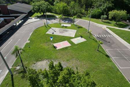 Deer Park Elementary School Outdoor Area in New Port Richey